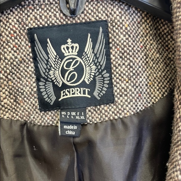 Esprit Brown Military Field Jacket - Picture 2 of 7